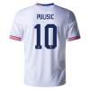 Maillot de Supporter Etats-Unis Pulisic 10 Domicile 2024 Pour Homme